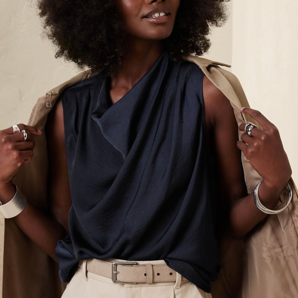NWT cowl neck blouse